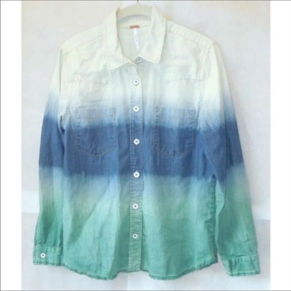 Free People Before Sunrise Button Up Shi… - Picture 2 of 4